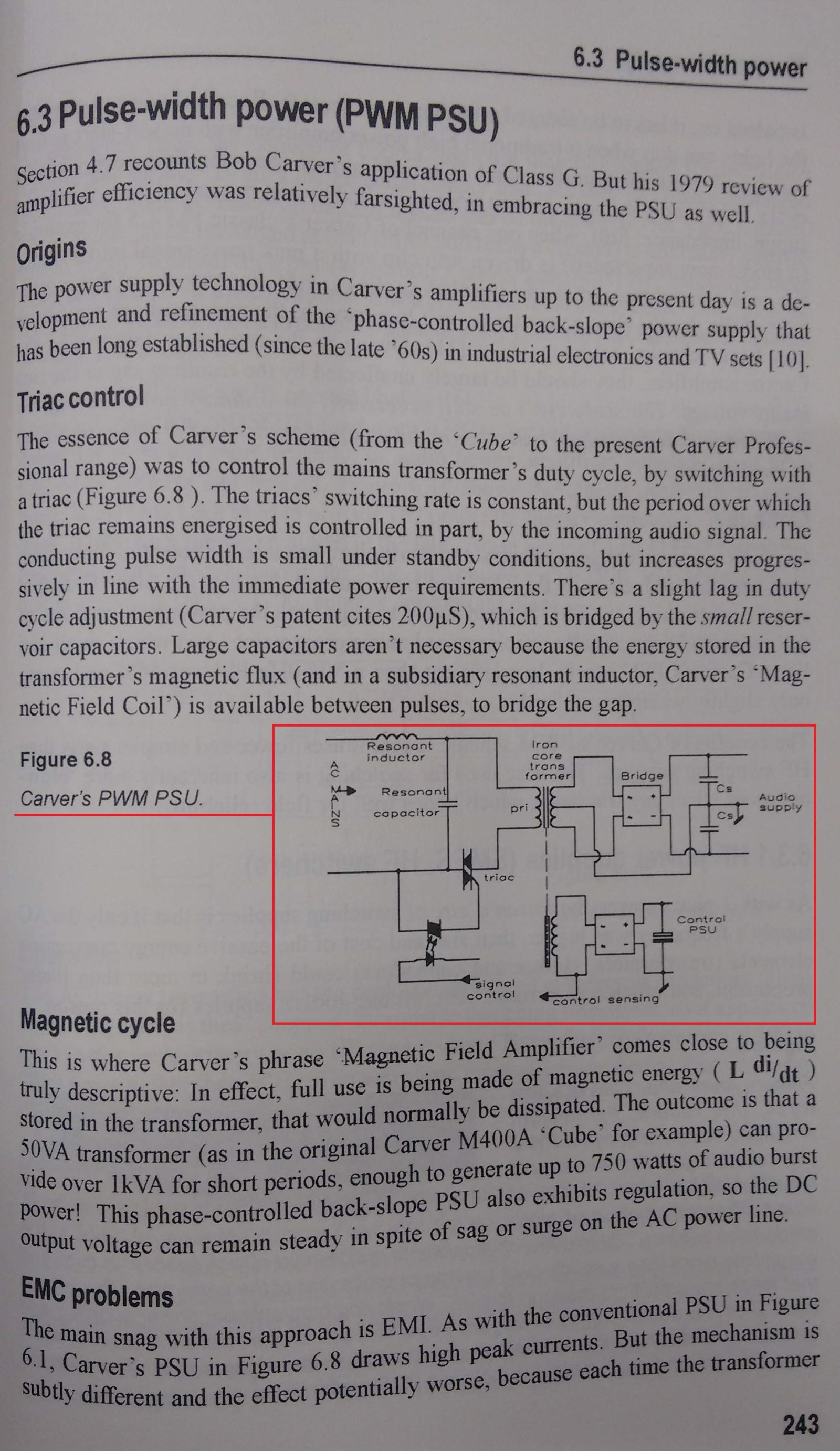 Figura 11 – pag. 243 do mesmo livro – as fontes Carver - claramente isoladas