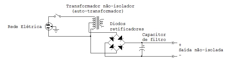 Figura 3 – conversor linear (convencional) não-isolado