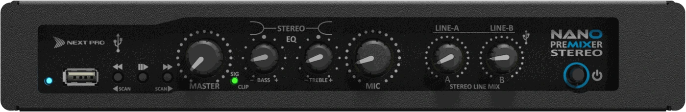 PreMixer Stereo — render oficial do produto